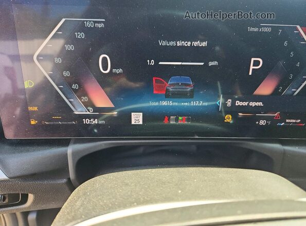 3MW89FF08P8D09733 2023 BMW 3 SERIES Серый Вид щитка приборов