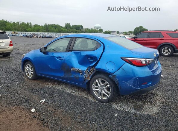 3MYDLBYV0JY301512 2018 TOYOTA YARIS Blue Tył lewy