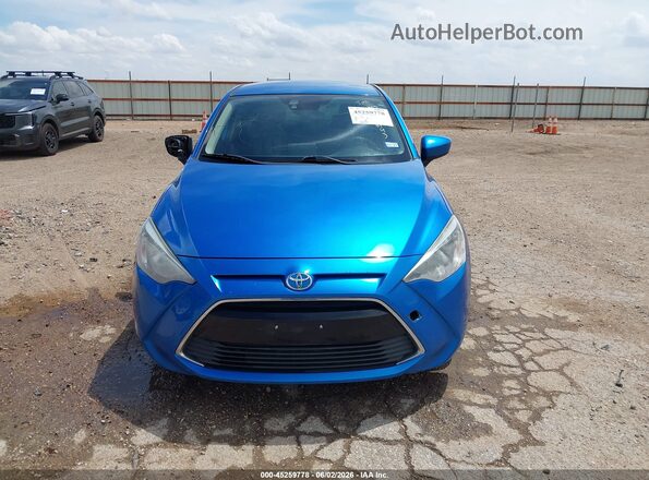 3MYDLBYV0JY302143 2018 TOYOTA YARIS IA Blue Вид щитка приладів