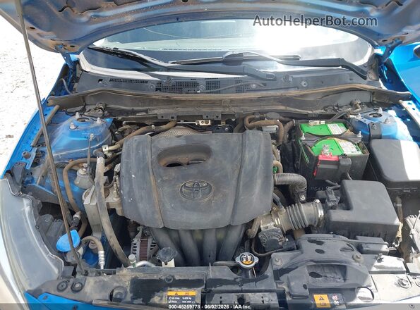 3MYDLBYV0JY302143 2018 TOYOTA YARIS IA Blue Вид ззаду