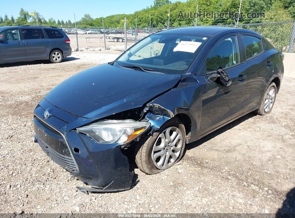 3MYDLBYV0JY312624 2018 TOYOTA YARIS IA Navy წინა მარცხენა ხედი სამი მეოთხედიდან