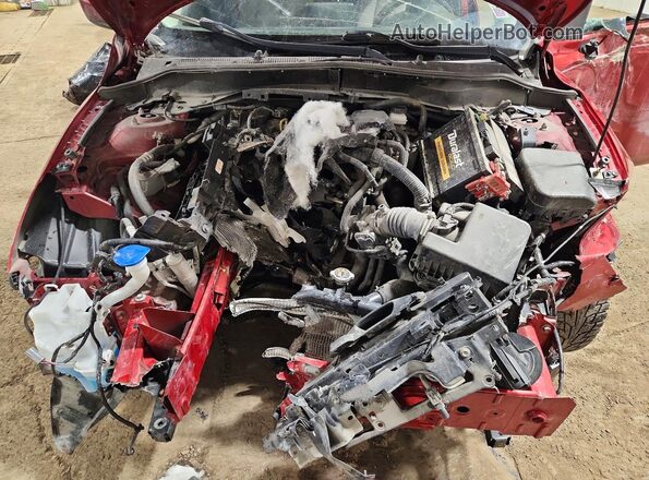 3MYDLBYV0KY512498 2019 TOYOTA YARIS Red Rear interior view