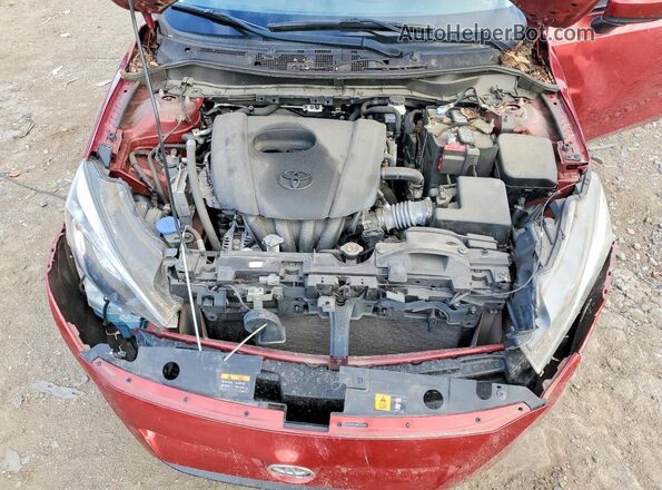 3MYDLBYV0KY518916 2019 TOYOTA YARIS Red Вид задньої частини салону