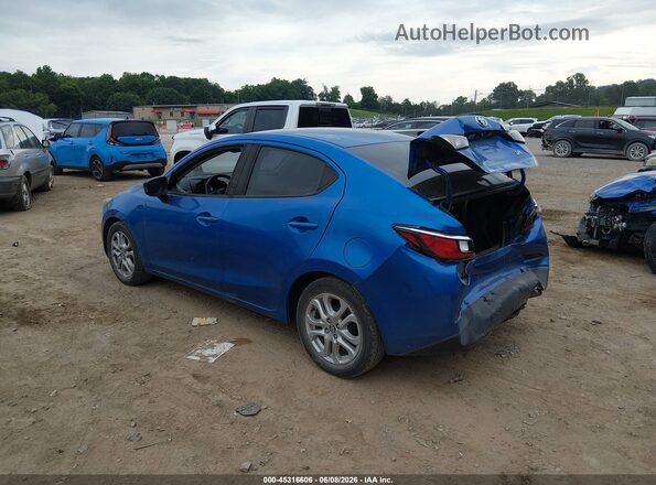 3MYDLBYV1HY182105 2017 TOYOTA YARIS IA Blue Задня ліва чверть