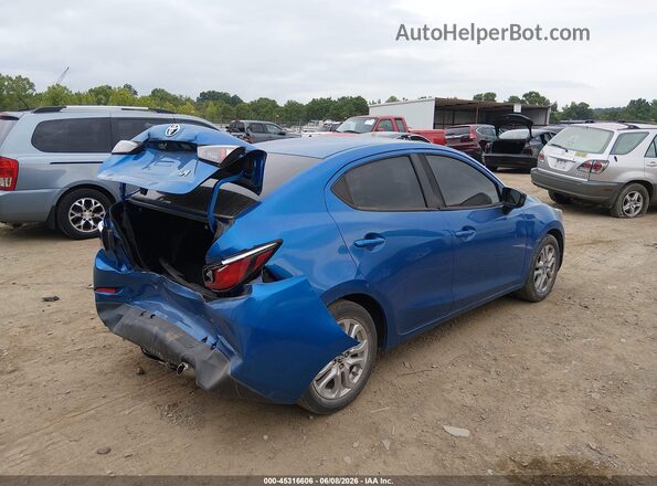 3MYDLBYV1HY182105 2017 TOYOTA YARIS IA Blue Задня права чверть