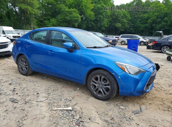 3MYDLBYV1KY522893 2019 TOYOTA YARIS Blue Przód prawy