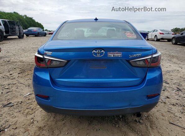 3MYDLBYV1KY522893 2019 TOYOTA YARIS Blue Widok z tyłu