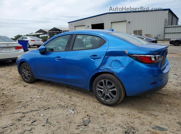 3MYDLBYV1KY522893 2019 TOYOTA YARIS Blue Tył lewy