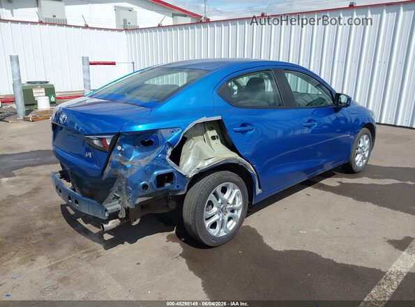 3MYDLBYV2HY175423 2017 TOYOTA YARIS IA Blue Задня права чверть
