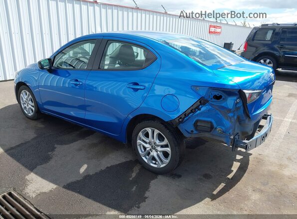 3MYDLBYV2HY175423 2017 TOYOTA YARIS IA Blue Задня ліва чверть