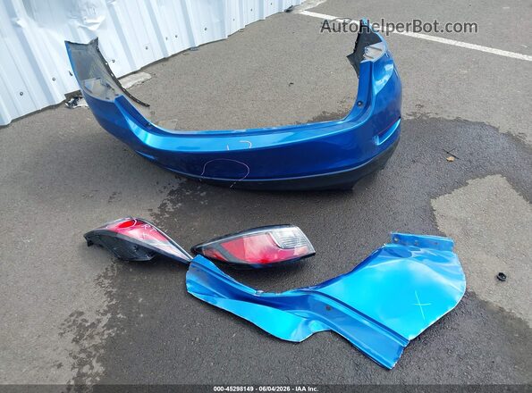 3MYDLBYV2HY175423 2017 TOYOTA YARIS IA Blue Вид щитка приладів