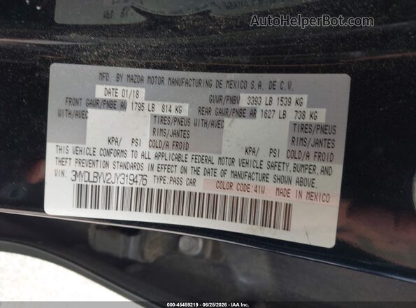 3MYDLBYV2JY319476 2018 TOYOTA YARIS IA Black Engine compartment view