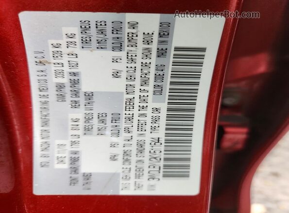 3MYDLBYV2KY511644 2019 TOYOTA YARIS Red Вид підкапотного простору