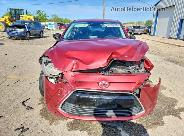 3MYDLBYV3HY171235 2017 TOYOTA YARIS Red Front view