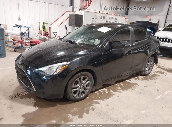 3MYDLBYV3KY513550 2019 TOYOTA YARIS Black წინა მარცხენა ხედი სამი მეოთხედიდან