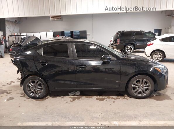 3MYDLBYV3KY513550 2019 TOYOTA YARIS Black უკანა სალონის ხედი
