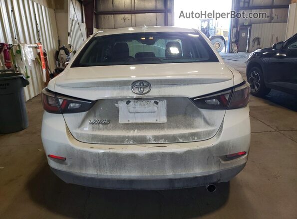 3MYDLBYV3KY527254 2019 TOYOTA YARIS White Widok z tyłu