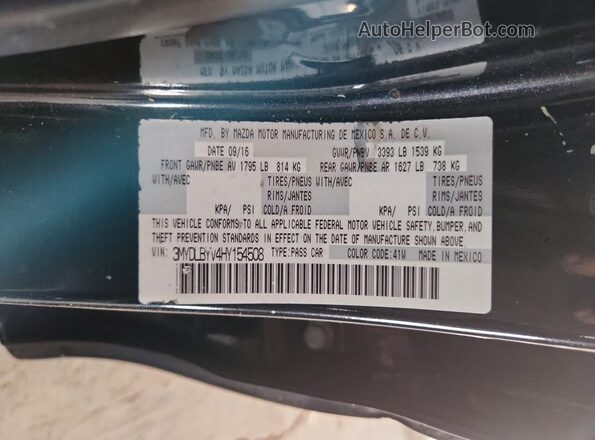 3MYDLBYV4HY154508 2017 TOYOTA YARIS Черный 