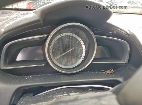 3MYDLBYV4HY175424 2017 TOYOTA YARIS Blue ხელსაწყოთა პანელის ხედი