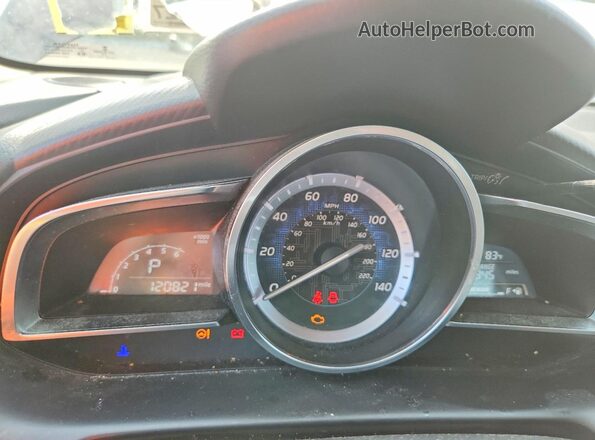 3MYDLBYV5HY180194 2017 TOYOTA YARIS Black ხელსაწყოთა პანელის ხედი