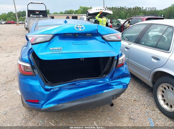 3MYDLBYV5KY522282 2019 TOYOTA YARIS Blue წინა ხედი