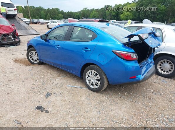 3MYDLBYV5KY522282 2019 TOYOTA YARIS Blue უკანა მარცხენა
