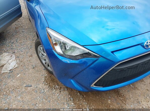 3MYDLBYV5KY522282 2019 TOYOTA YARIS Blue 