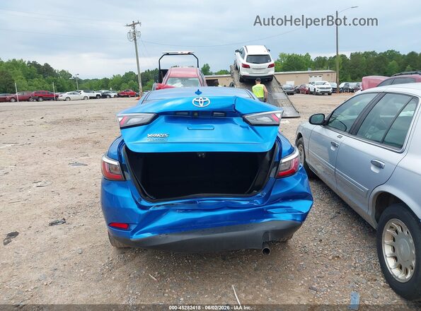 3MYDLBYV5KY522282 2019 TOYOTA YARIS Blue 