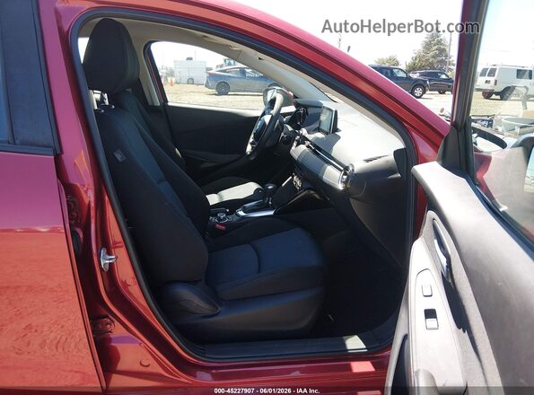 3MYDLBYV6HY178647 2017 TOYOTA YARIS IA Maroon Front interior view