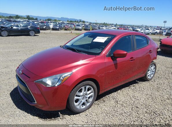 3MYDLBYV6HY178647 2017 TOYOTA YARIS IA Maroon Front left
