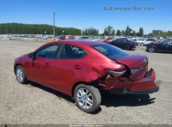 3MYDLBYV6HY178647 2017 TOYOTA YARIS IA Maroon Rear left