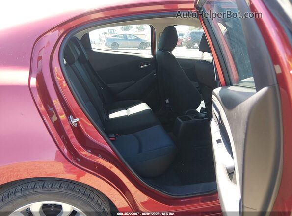 3MYDLBYV6HY178647 2017 TOYOTA YARIS IA Maroon VIN sticker view