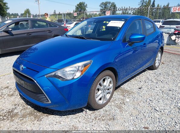 3MYDLBYV6HY185470 2017 TOYOTA YARIS IA Blue Առջևի ձախ երեք քառորդ տեսարան