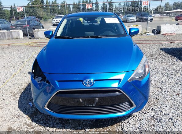 3MYDLBYV6HY185470 2017 TOYOTA YARIS IA Blue Սալոնի հետևի տեսք