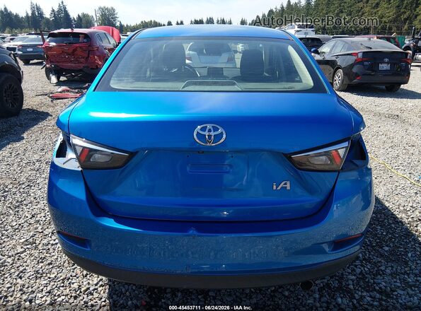 3MYDLBYV6HY185470 2017 TOYOTA YARIS IA Blue 