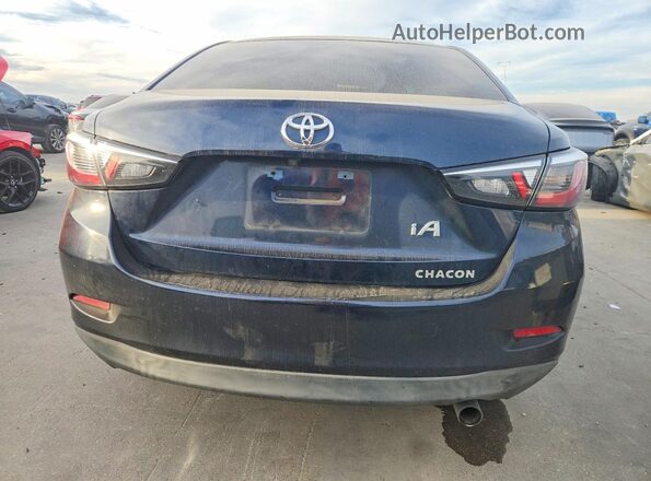 3MYDLBYV6HY189227 2017 TOYOTA YARIS Blue Հետևի տեսք