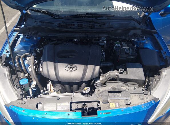 3MYDLBYV6HY195528 2017 TOYOTA YARIS IA Blue Rear view