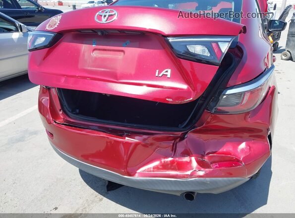 3MYDLBYV6JY305175 2018 TOYOTA YARIS IA Бордовый Вид спереди