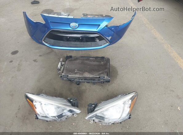 3MYDLBYV6JY312479 2018 TOYOTA YARIS IA Blue ხელსაწყოთა პანელის ხედი