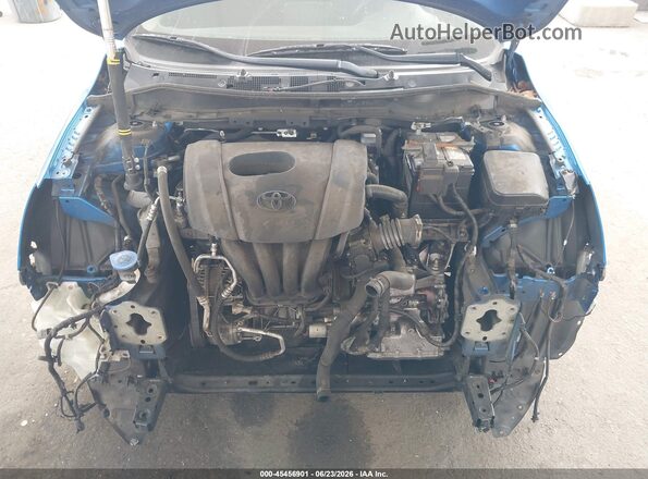 3MYDLBYV6JY312479 2018 TOYOTA YARIS IA Blue უკანა ხედი