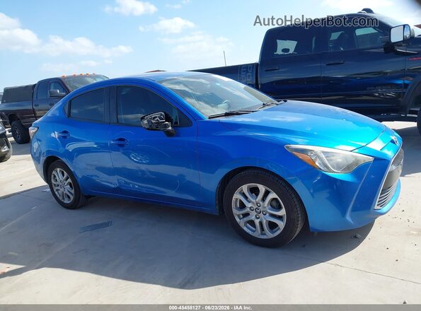 3MYDLBYV6JY318542 2018 TOYOTA YARIS IA Blue უკანა სალონის ხედი