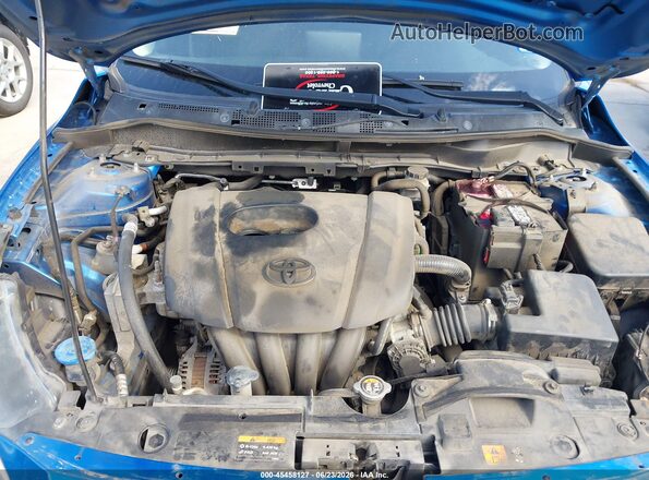 3MYDLBYV6JY318542 2018 TOYOTA YARIS IA Blue უკანა ხედი