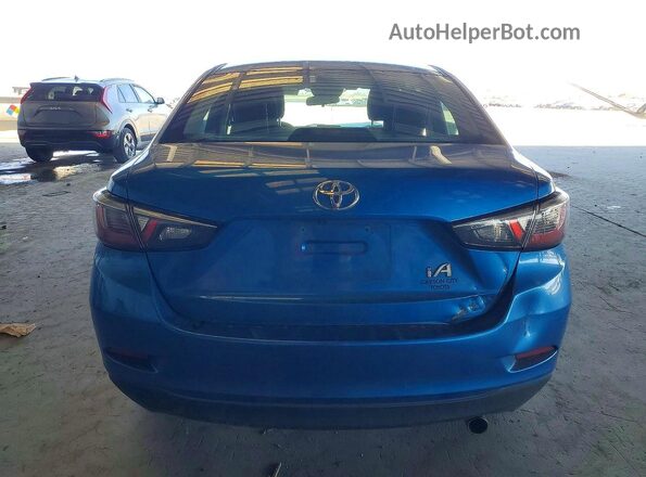 3MYDLBYV7HY147715 2017 TOYOTA YARIS Синий Вид сзади