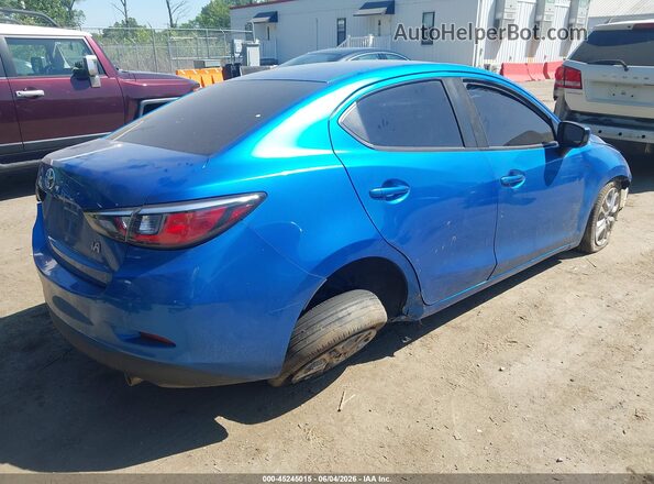 3MYDLBYV7HY182206 2017 TOYOTA YARIS IA Blue Trasero derecho