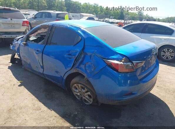 3MYDLBYV7HY182206 2017 TOYOTA YARIS IA Blue Trasero izquierdo