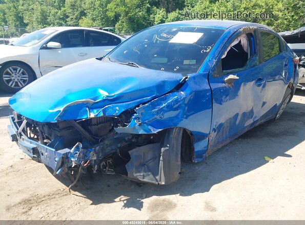 3MYDLBYV7HY182206 2017 TOYOTA YARIS IA Blue Vista frontal