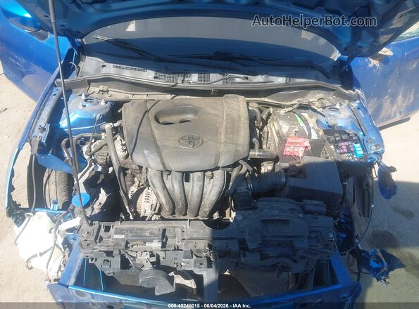 3MYDLBYV7HY182206 2017 TOYOTA YARIS IA Blue Vista trasera