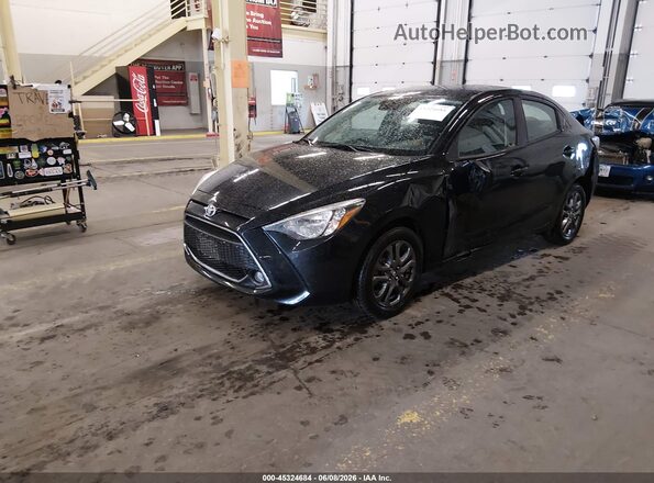 3MYDLBYV7KY527080 2019 TOYOTA YARIS Black წინა მარცხენა ხედი სამი მეოთხედიდან