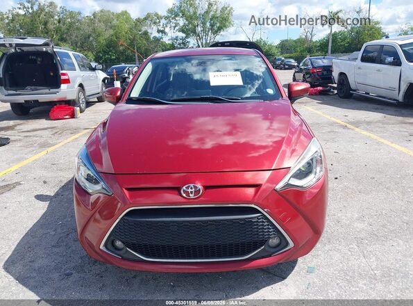 3MYDLBYV8KY500888 2019 TOYOTA YARIS Red Vista del cuadro de instrumentos