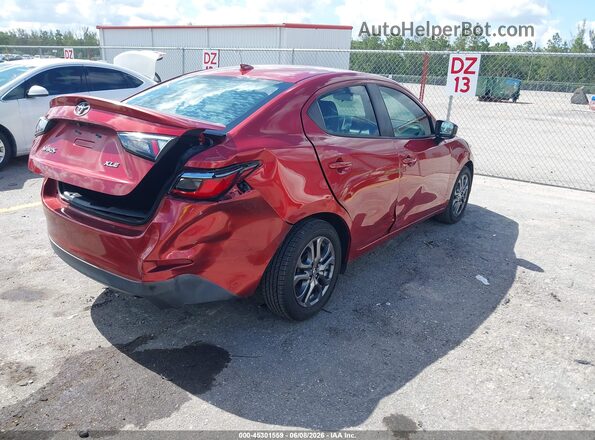 3MYDLBYV8KY500888 2019 TOYOTA YARIS Red Trasero derecho
